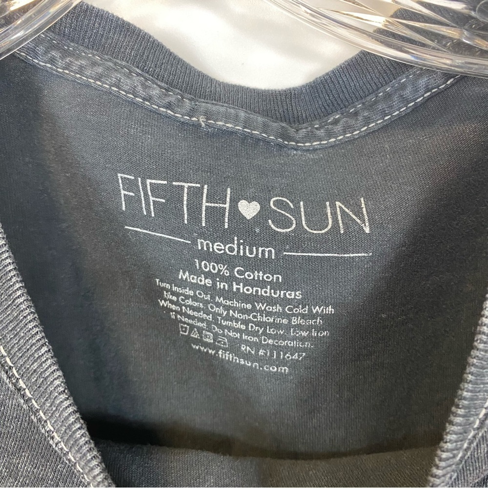 Fifth Sun Womens Graphic Crop Tee Shirt Sunflower - Picture 3 of 5